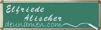 Elfriede Alischer Visitenkarte